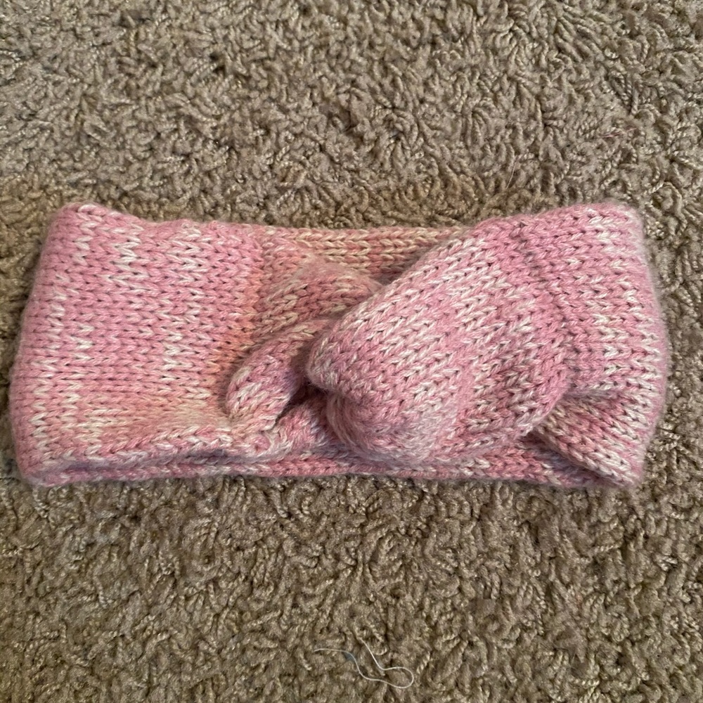Pink Ear Warmer Headwrap